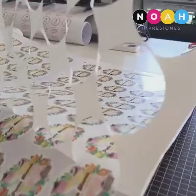 Stickers impresos en vinilo pvc 1m²