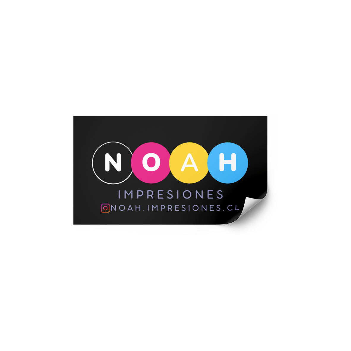 Stickers impresos en vinilo pvc 1m² rectagulares